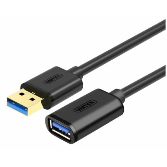 UNITEK Y-C456GBK USB cable 0,5 m USB 3.2 Gen 1 (3.1 Gen 1) USB A Black - USB Cables - Cables & Adapters - Techbox