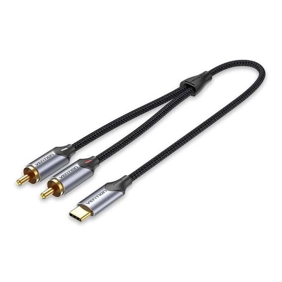 Vention USB-C to 2RCA male audio cable, 2 m | Techbox