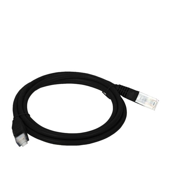 Alantec KKU5CZA2 networking cable 2 m Cat5e U/UTP (UTP) Black | Techbox