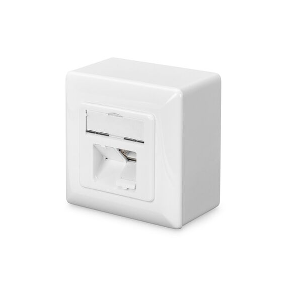 Digitus CAT 6, Class E, wall outlet, shielded, surface mount - Electricity - More Products - Techbox