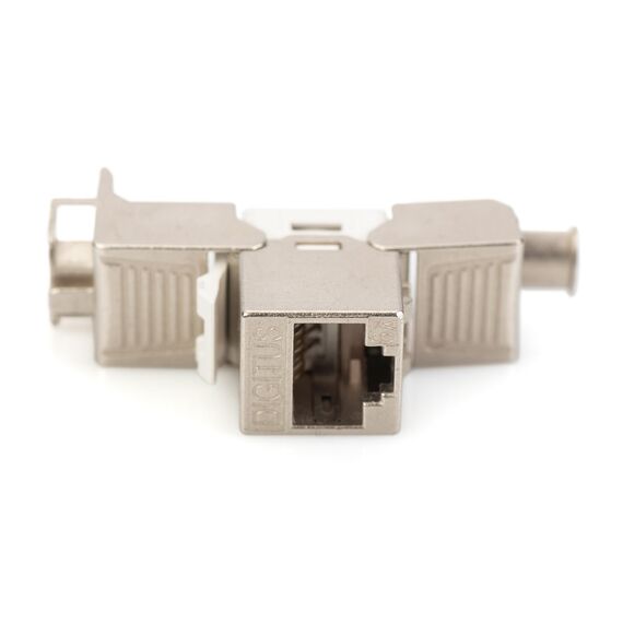 Digitus CAT 6A Keystone module, shielded, tool-free mounting connection | Techbox