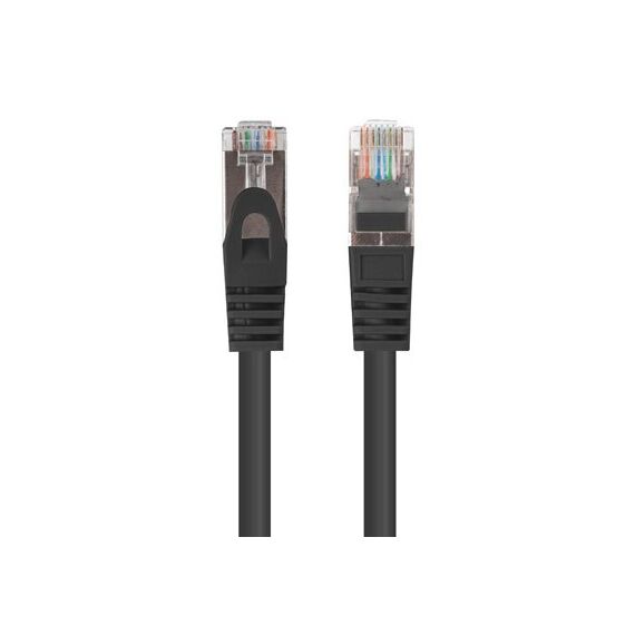Lanberg PCF6-20CC-0100-BK networking cable Black 1 m Cat6 U/UTP (UTP) - Network & Phone Cables - Cables & Adapters - Techbox