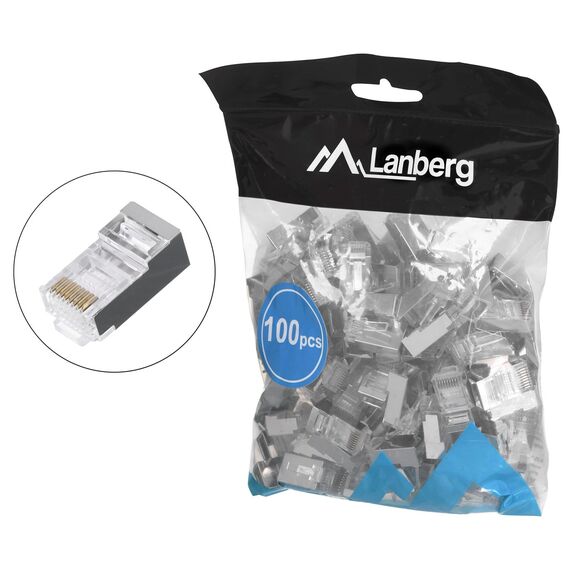 Lanberg PLS-5000EZ wire connector RJ-45 Grey - Adaptors & Plugs - Cables & Adapters - Techbox
