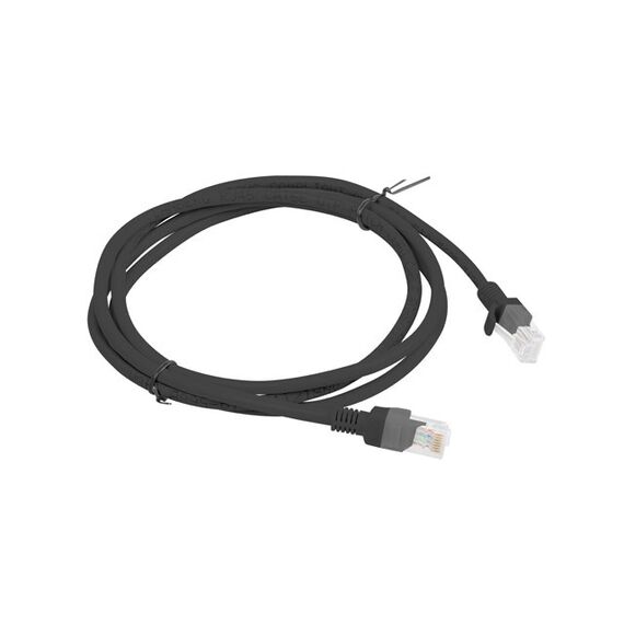 PATCHCORD KAT.6 UTP 1.5M CZARNY FLUKE PASSED LANBERG 10-PACK | Techbox