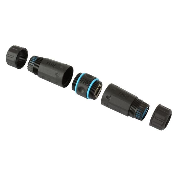 Techly IWP-MD C6-IP68T cable gender changer RJ-45 Black - Electricity - More Products - Techbox