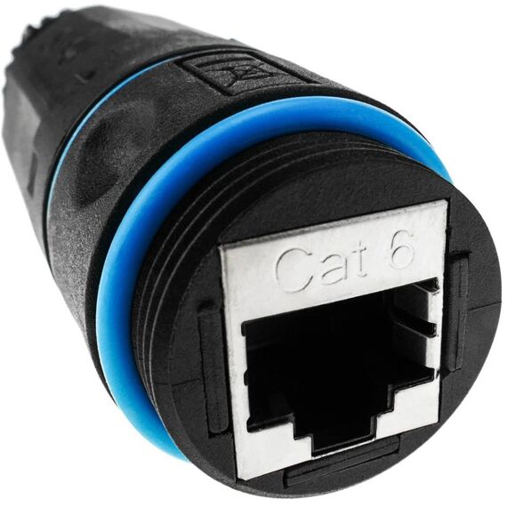 Techly IWP-MD C6-IP68T cable gender changer RJ-45 Black - Electricity - More Products - Techbox