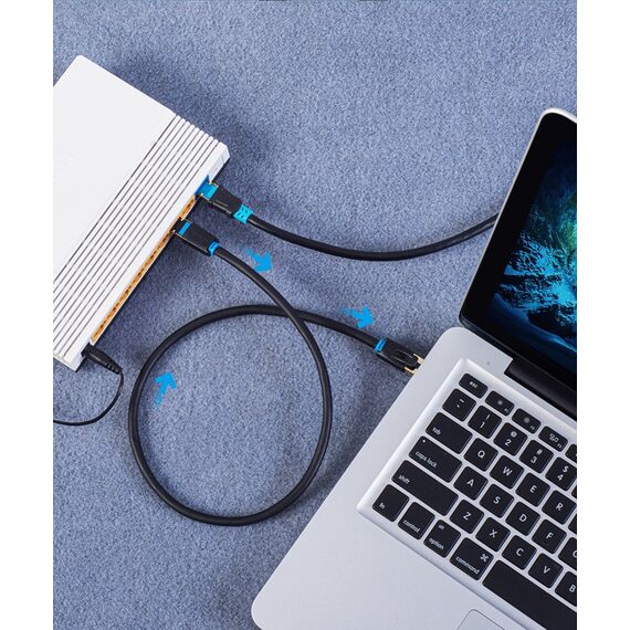Vention Cat.8 SFTP Patch Cable 5M Black | Techbox