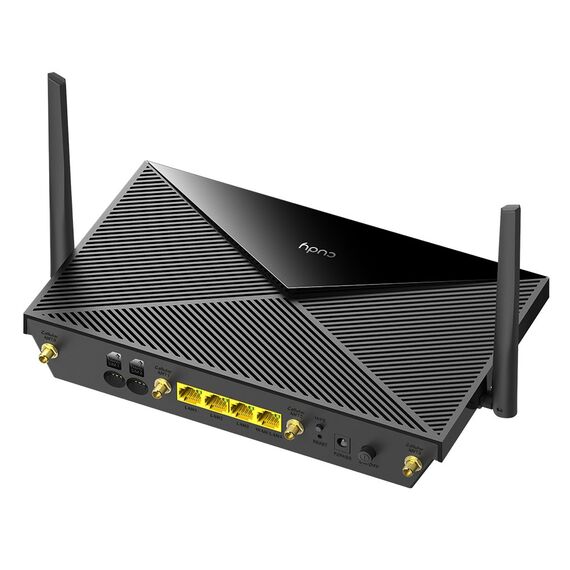 Cudy P5 wireless router Gigabit Ethernet Dual-band (2.4 GHz / 5 GHz) 5G Black | Techbox