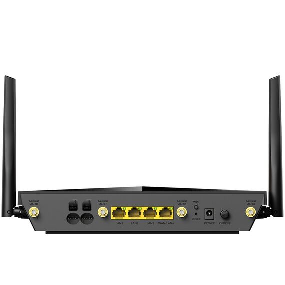 Cudy P5 wireless router Gigabit Ethernet Dual-band (2.4 GHz / 5 GHz) 5G Black | Techbox
