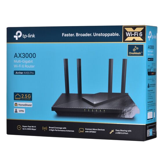 Router TP-LINK Archer AX55 PRO - Modem & Routers - Network Devices - Techbox