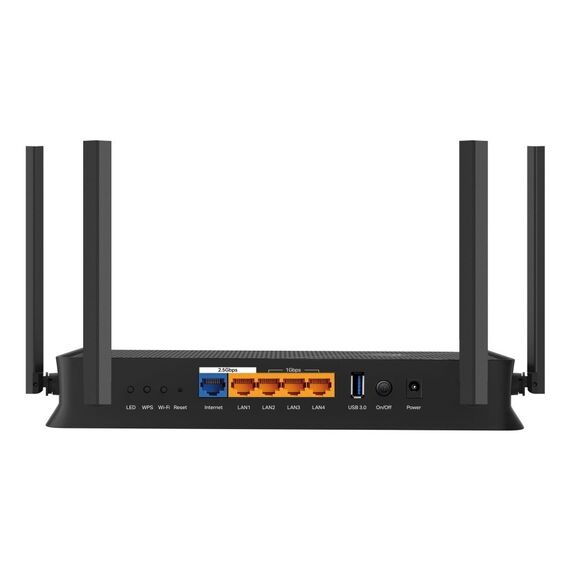 TP-Link Archer BE3600 wireless router 2.5 Gigabit Ethernet Dual-band (2.4 GHz / 5 GHz) Black - Modem & Routers - Network Devices - Techbox