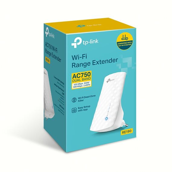 TP-Link RE190 network extender Network repeater White | Techbox