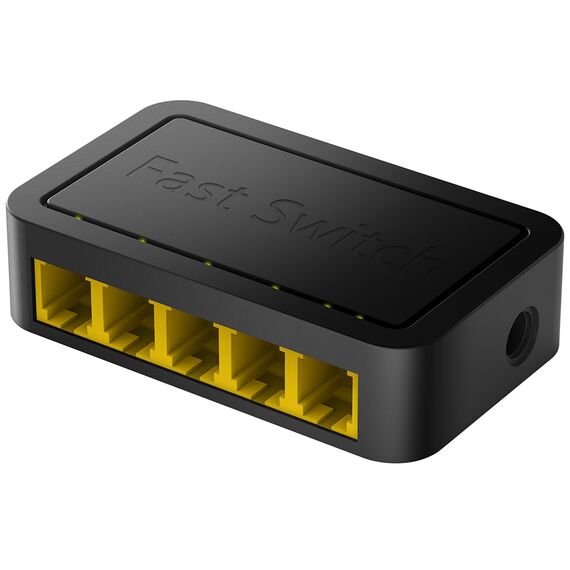 Cudy FS105D network switch Fast Ethernet (10/100) Black | Techbox