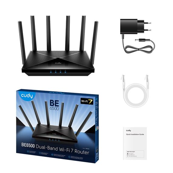 CUDY WR6500 Gigabit Wi-Fi 7 Router | Techbox