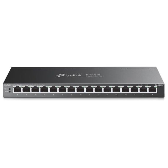 TP-Link 16-Port Gigabit Desktop Switch with 16-Port PoE+ | Techbox