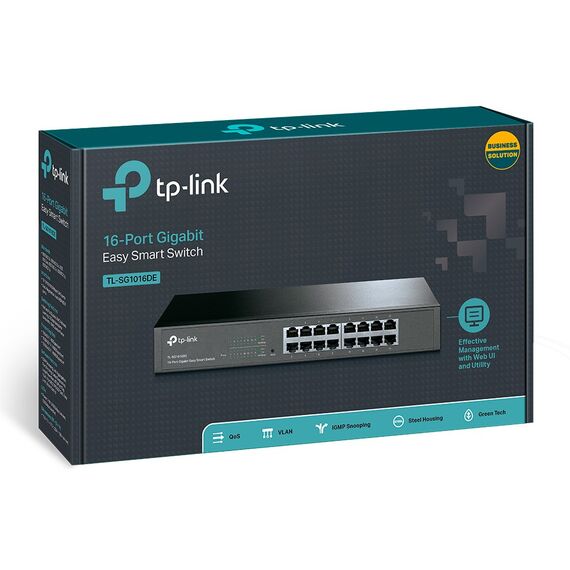 TP-Link 16-Port Gigabit Easy Smart Network Switch | Techbox