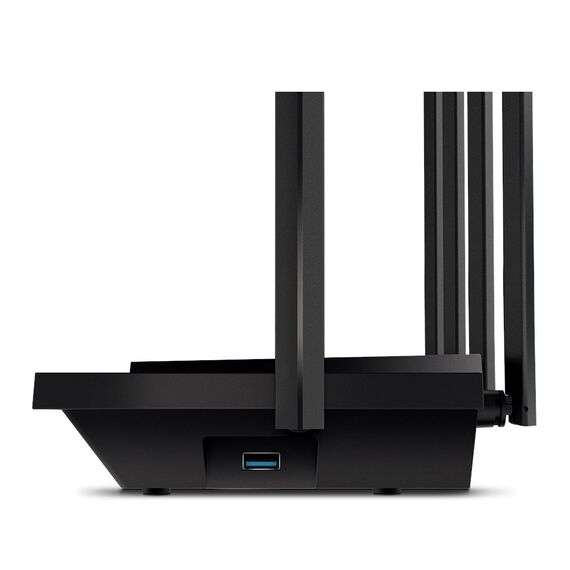 TP-Link Archer AX72 wireless router Gigabit Ethernet Dual-band (2.4 GHz / 5 GHz) Black | Techbox