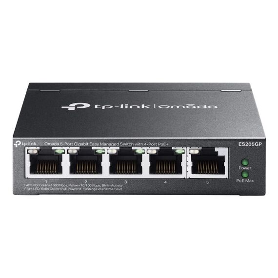 TP-Link Omada 5-Port Gigabit Easy Managed Switch with 4-Port PoE+ | Techbox