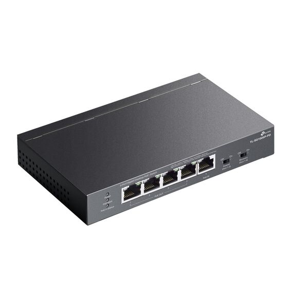 TP-Link TL-SG1005P-PD network switch Gigabit Ethernet (10/100/1000) Power over Ethernet (PoE) Black | Techbox