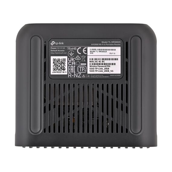 TP-Link TL-WR3002X wireless router Gigabit Ethernet Dual-band (2.4 GHz / 5 GHz) Black - Modem & Routers - Network Devices - Techbox