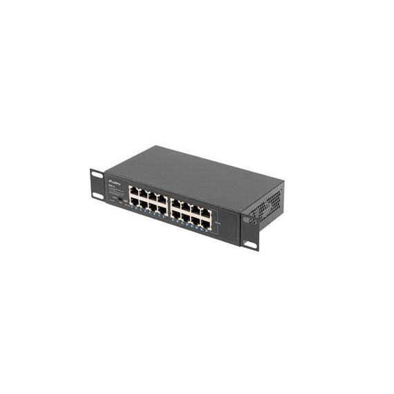 Lanberg Switch RSGE-16 Rack 10"/19"  (16-port 1Gb) - Switches - Network Devices - Techbox