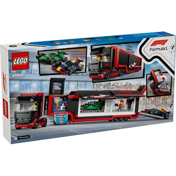 LEGO CITY 60445 F1 - Truck with RB20 & AMR24 F1 Cars - Lego - Collectibles - Techbox
