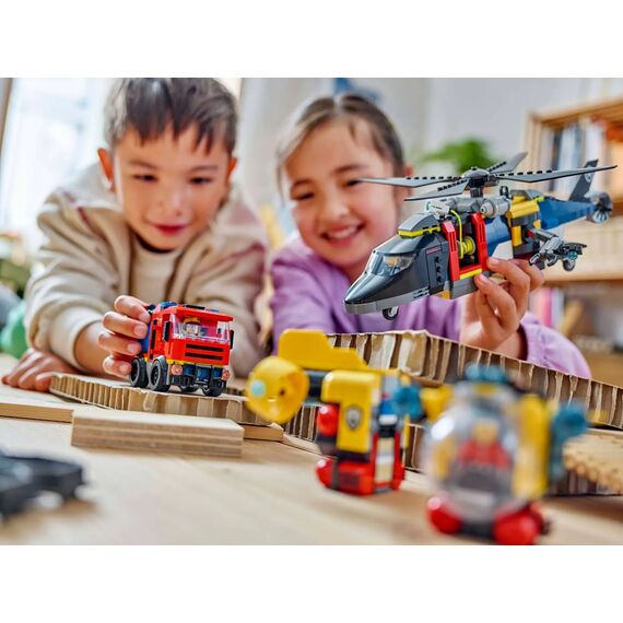 LEGO CITY 60462 Helicopter, Fire Truck and Submarine Remix - Lego - Collectibles - Techbox