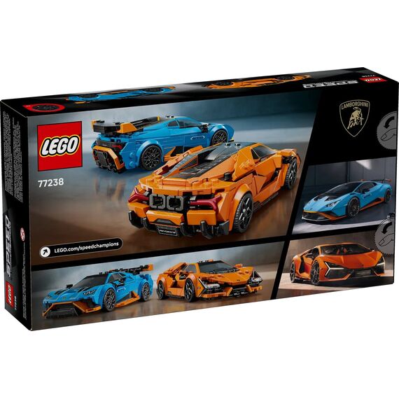 LEGO SPEED CHAMPIONS 77238 Lamborghini Revuelto & Huracán STO - Lego - Collectibles - Techbox
