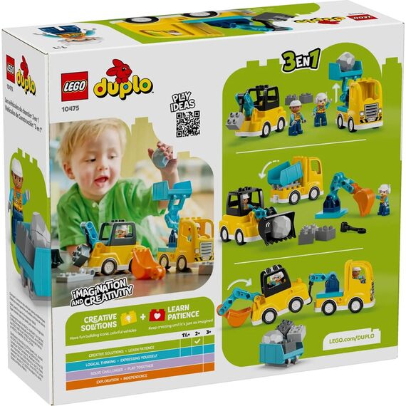 LEGO DUPLO 10475 3 in 1 Construction Vehicles - Lego - Collectibles - Techbox