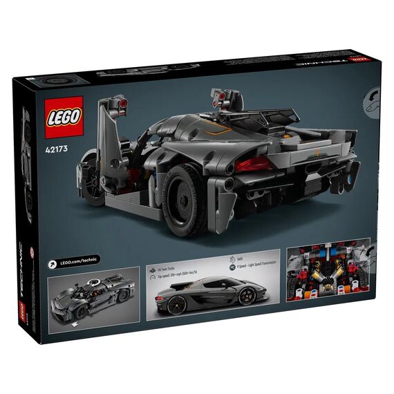 LEGO TECHNIC 42173 Koenigsegg Jesko Absolute Grey Hypercar - Lego - Collectibles - Techbox