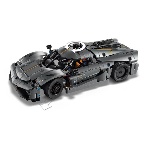 LEGO TECHNIC 42173 Koenigsegg Jesko Absolute Grey Hypercar - Lego - Collectibles - Techbox
