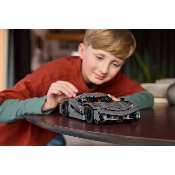 LEGO TECHNIC 42173 Koenigsegg Jesko Absolute Grey Hypercar - Lego - Collectibles - Techbox