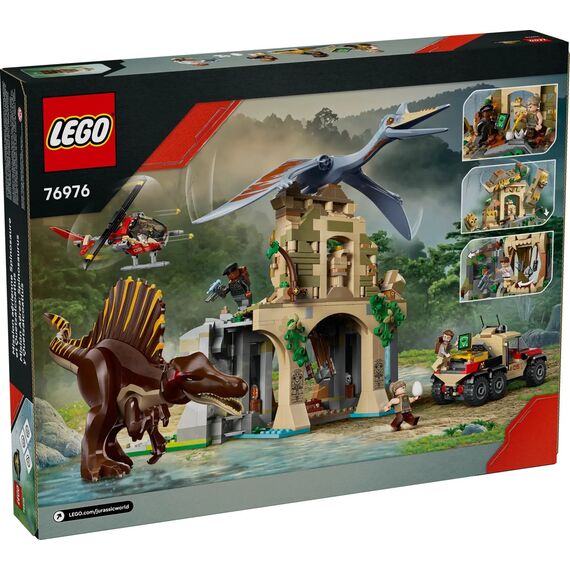 LEGO JURASSIC WORLD 76976 Spinosaurus & Quetzalcoatlus Air Mission |  Techbox