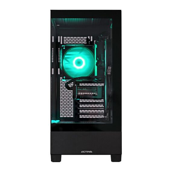 Actina 5901443440215 PC AMD Ryzen™ 5 5500 16 GB DDR4-SDRAM 1 TB SSD AMD Radeon RX 7600 Midi Tower Black - Ready-made PC - Ready-made - Techbox