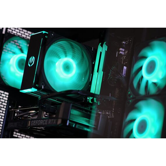Actina 5901443440215 PC AMD Ryzen™ 5 5500 16 GB DDR4-SDRAM 1 TB SSD AMD Radeon RX 7600 Midi Tower Black - Ready-made PC - Ready-made - Techbox