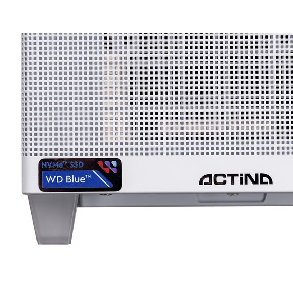 Actina 5901443431763 PC AMD Ryzen™ 7 7800X3D 32 GB DDR5-SDRAM 1 TB SSD AMD Radeon RX 9070 XT Mini Tower White | Techbox