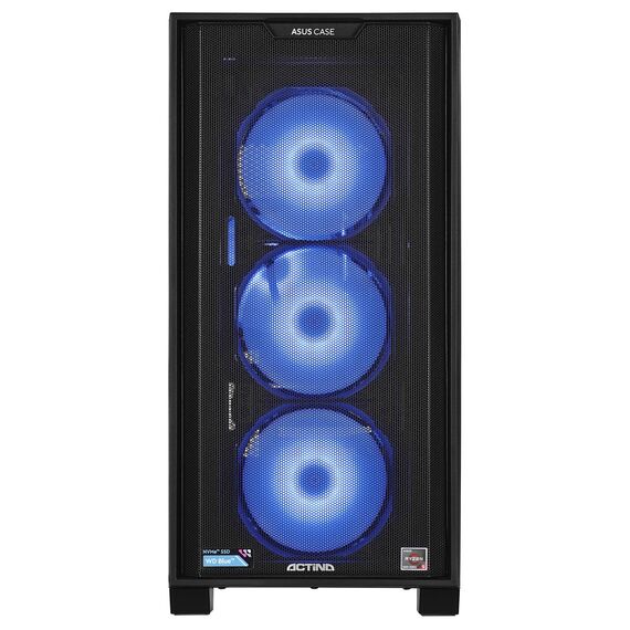 Actina 5901443335832 PC AMD Ryzen™ 5 5600 16 GB DDR4-SDRAM 1 TB SSD AMD Radeon RX 7600 Mini Tower Black - Ready-made PC - Ready-made - Techbox