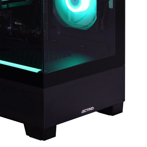 Actina 5901443416463 PC AMD Ryzen™ 7 8700F 32 GB DDR5-SDRAM 1 TB SSD NVIDIA GeForce RTX 5070 Ti Midi Tower Black - Ready-made PC - Ready-made - Techbox