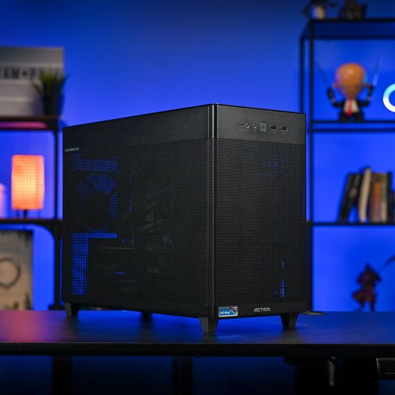Actina 5901443430544 PC AMD Ryzen™ 5 7500F 32 GB DDR5-SDRAM 1 TB SSD AMD Radeon RX 9060 XT Mini Tower Black - Ready-made PC - Ready-made - Techbox