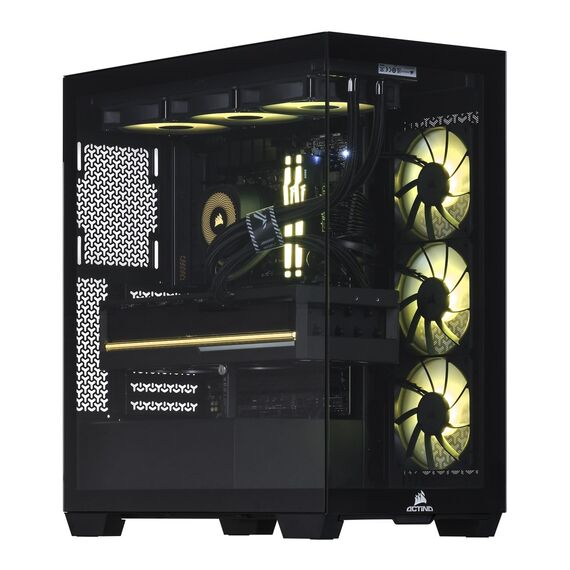 Actina 5901443412229 PC AMD Ryzen™ 7 9800X3D 64 GB DDR5-SDRAM 2 TB SSD NVIDIA GeForce RTX 5090 Midi Tower Black | Techbox