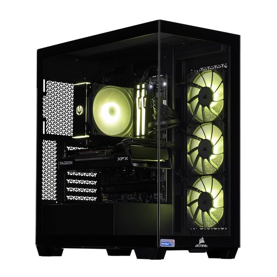 Actina 5901443413745 PC AMD Ryzen™ 7 8700F 32 GB DDR5-SDRAM 2 TB SSD NVIDIA GeForce RTX 5070 Ti Midi Tower Black - Ready-made PC - Ready-made - Techbox