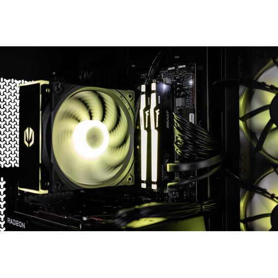 Actina 5901443413745 PC AMD Ryzen™ 7 8700F 32 GB DDR5-SDRAM 2 TB SSD NVIDIA GeForce RTX 5070 Ti Midi Tower Black - Ready-made PC - Ready-made - Techbox