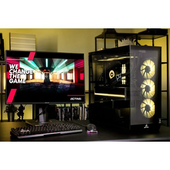 Actina 5901443413851 PC AMD Ryzen™ 7 7800X3D 32 GB DDR5-SDRAM 2 TB SSD NVIDIA GeForce RTX 5080 Windows 11 Home Midi Tower Black | Techbox
