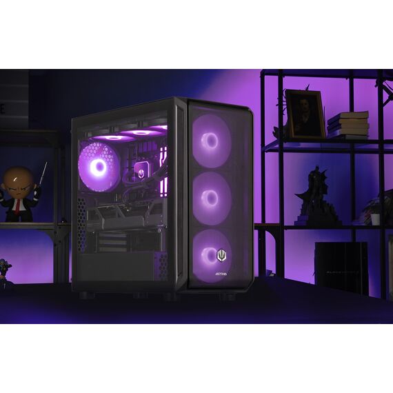 Actina 5901443414650 PC AMD Ryzen™ 9 9900X 32 GB DDR5-SDRAM 2 TB SSD AMD Radeon RX 9070 XT Midi Tower Black - Ready-made PC - Ready-made - Techbox