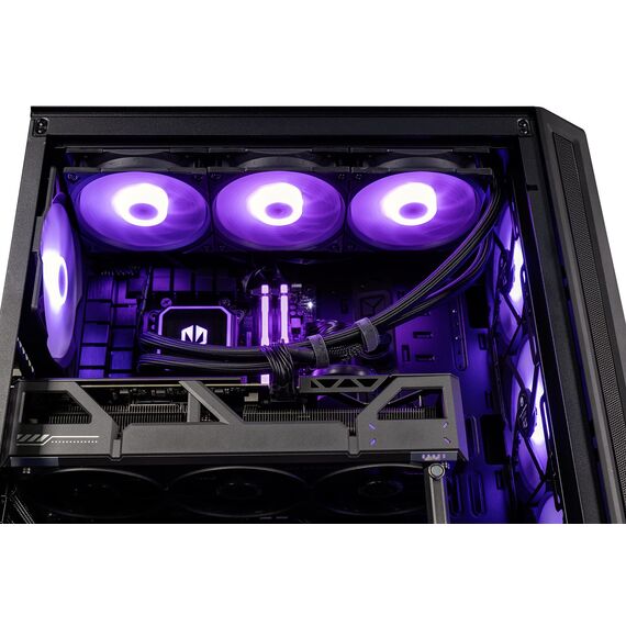 Actina 5901443414681 PC AMD Ryzen™ 7 7800X3D 32 GB DDR5-SDRAM 2 TB SSD AMD Radeon RX 9070 Midi Tower Black | Techbox