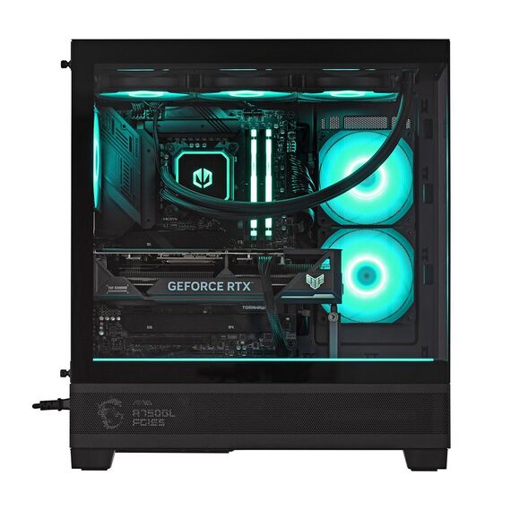 Actina 5901443416364 PC AMD Ryzen™ 7 9800X3D 32 GB DDR5-SDRAM 1 TB SSD NVIDIA GeForce RTX 5070 Midi Tower Black | Techbox