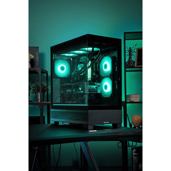 Actina 5901443416364 PC AMD Ryzen™ 7 9800X3D 32 GB DDR5-SDRAM 1 TB SSD NVIDIA GeForce RTX 5070 Midi Tower Black | Techbox