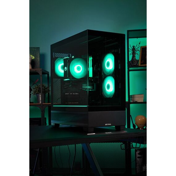 Actina 5901443416401 PC AMD Ryzen™ 9 7900 32 GB DDR5-SDRAM 1 TB SSD NVIDIA GeForce RTX 5070 Midi Tower Black - Ready-made PC - Ready-made - Techbox