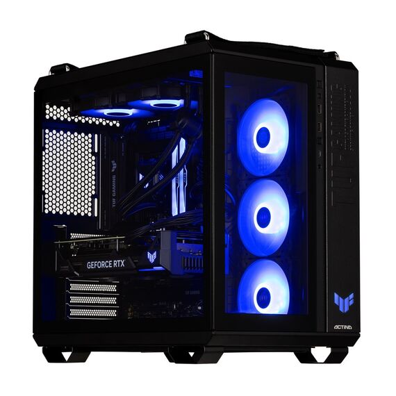 Actina 5901443411857 PC AMD Ryzen™ 7 9800X3D 32 GB DDR5-SDRAM 2 TB SSD NVIDIA GeForce RTX 5090 Midi Tower Black | Techbox