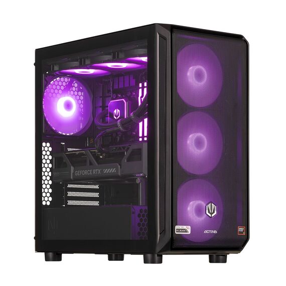 Actina 5901443411925 PC AMD Ryzen™ 7 9800X3D 32 GB DDR5-SDRAM 2 TB SSD NVIDIA GeForce RTX 5090 Midi Tower Black | Techbox